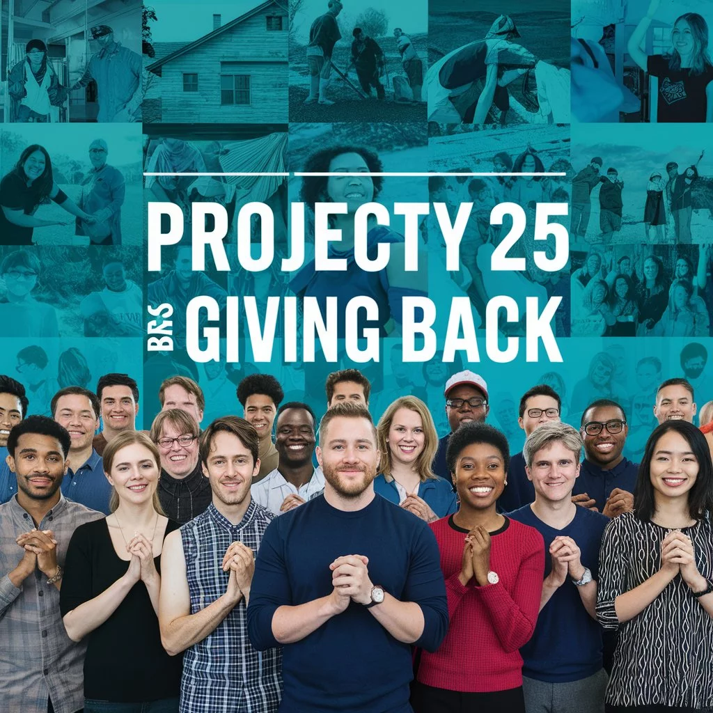 Project 25 and giving back