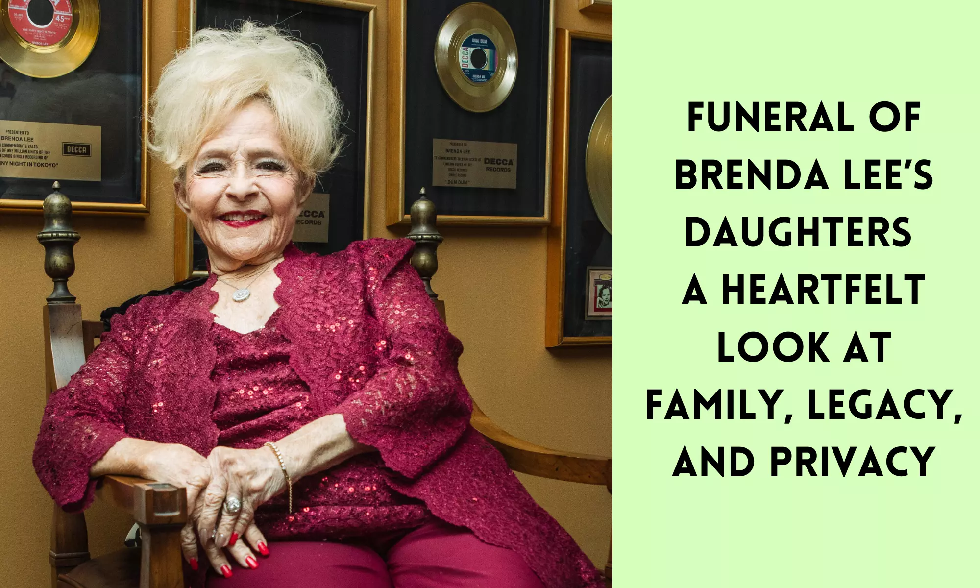 Funeral of Brenda Lee’s Daughters: A Heartfelt Look at Family, Legacy, and Privacy